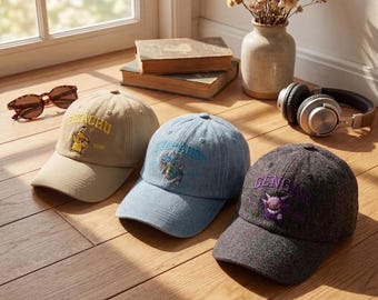 Custom Anime P0kemon Embroidered Cap, Custom Anime Poke Embroidered Hat, Embroidery Anime Hat, Best Gift, Anime Poke, Anime Gift For Him