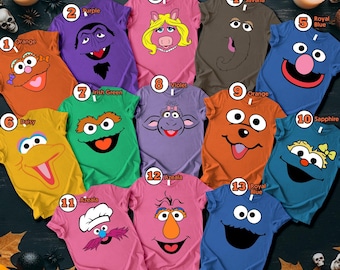 Personalized The Muppets Costume Shirt, Custom Muppet Birthday Shirt, Halloween Family Matching Outfit