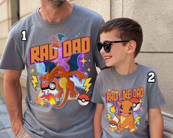 Camiseta personalizada PokaDad, sudaderas personalizadas con personajes de anime, regalo de anime para el Día del Padre, regalo de cumpleaños para papá, sudaderas con capucha Pocket Beast