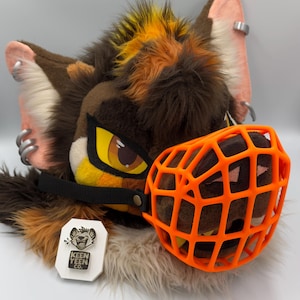 Custom Fursuit Muzzle – 3D Printed PLA Accessory, Custom Fit