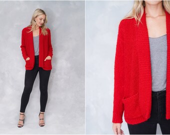 Red knit jacket Clearance