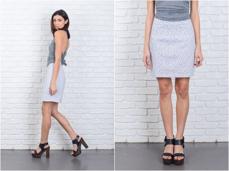 90s white skirt