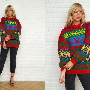 Graphic knit sweaters best sale