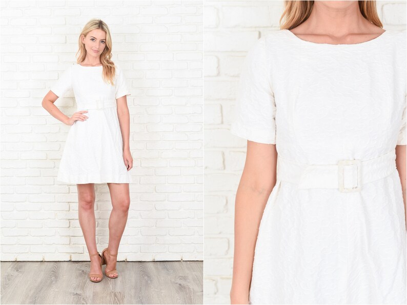 60s a Line Mini Dress