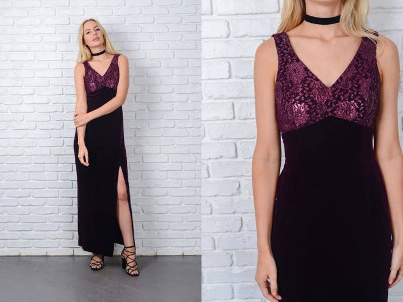Retro Purple Cocktail Dress