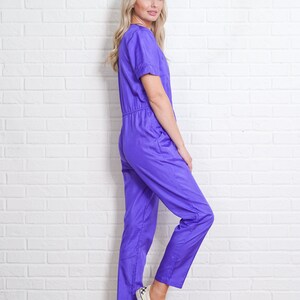 90s Jumpsuit Vintage Retro Button-down SlouchyMedium image 5