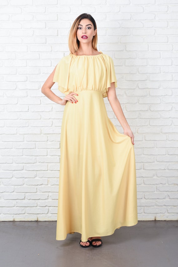 Yellow dress sale xs