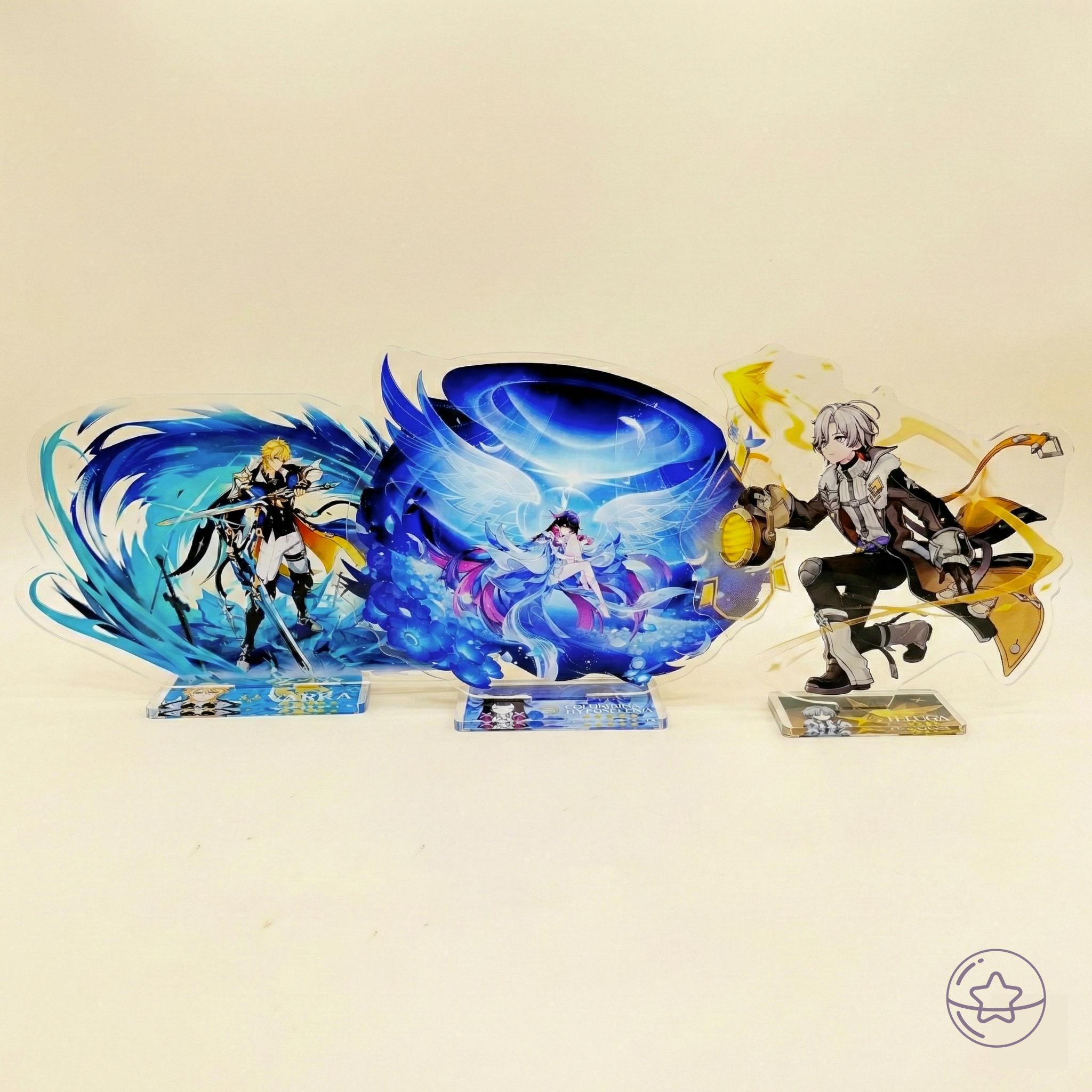 Genshin Impact Acrylic Standee – Varka / Illuga / Columbina