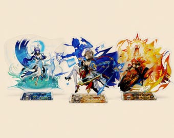 Genshin Impact Acrylic Standee  – Sandrone / Mavuika / Lauma – Anime Desk Decor