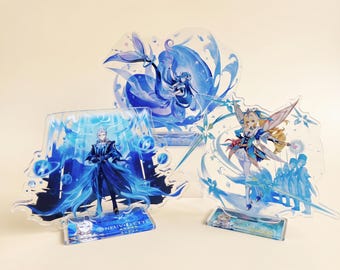 Genshin Impact Acrylic Standee  – Vodyanitsa / Vesna / Neuvillette – Anime Desk Decor