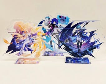 Genshin Impact Acrylic Standee  – Nicole / Lohen / Prune – Anime Desk Decor
