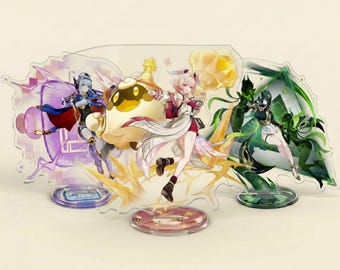 Genshin Impact Acrylic Standee  – Linnea / Nefer / Ineffa – Anime Desk Decor