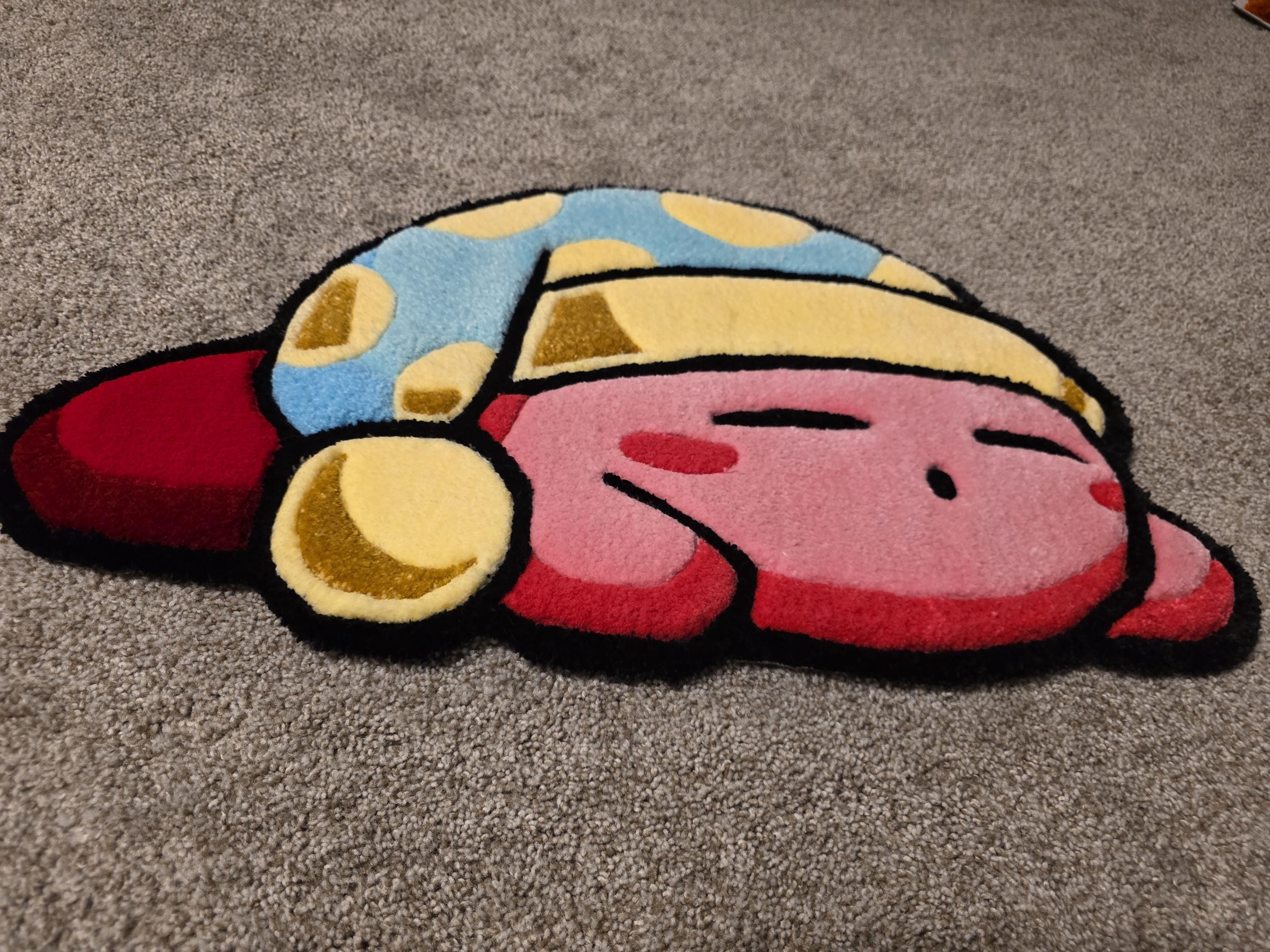 Nintendo Are Rugs Sleeping Kirby Tufted Rug – Cozy Nintendo-inspired Floor Art (25x15 In ...