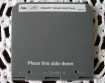 New Heart with Wings Sizzix Sizzlits Embosslits Die 654699 Cuts /& Embosses !
