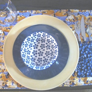 Blueberry Placemats - Set of Two