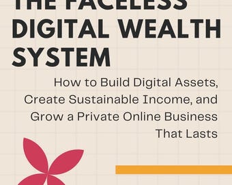 Faceless Digital Marketing Bundle | Build a Profitable Digital Business Using AI & Digital Products | Premium Digital Download