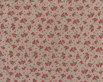 Ditsy Floral Merino Wool Silk Jersey | Danish Rib Knit Fabric by the Meter | Dresses & Tops