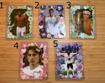 Cartes photo de joueurs de football (Mbappé, Haaland, Jude, etc.)