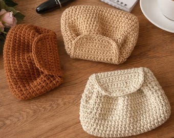 Mini modèle de portefeuille au crochet PDF - Pochette de porte-monnaie pour débutants
