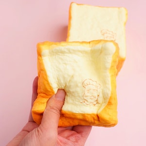 Jumbo Toast Loaf Squishy | Doftande långsamt stigande fidgetleksak | Stresslindrande present