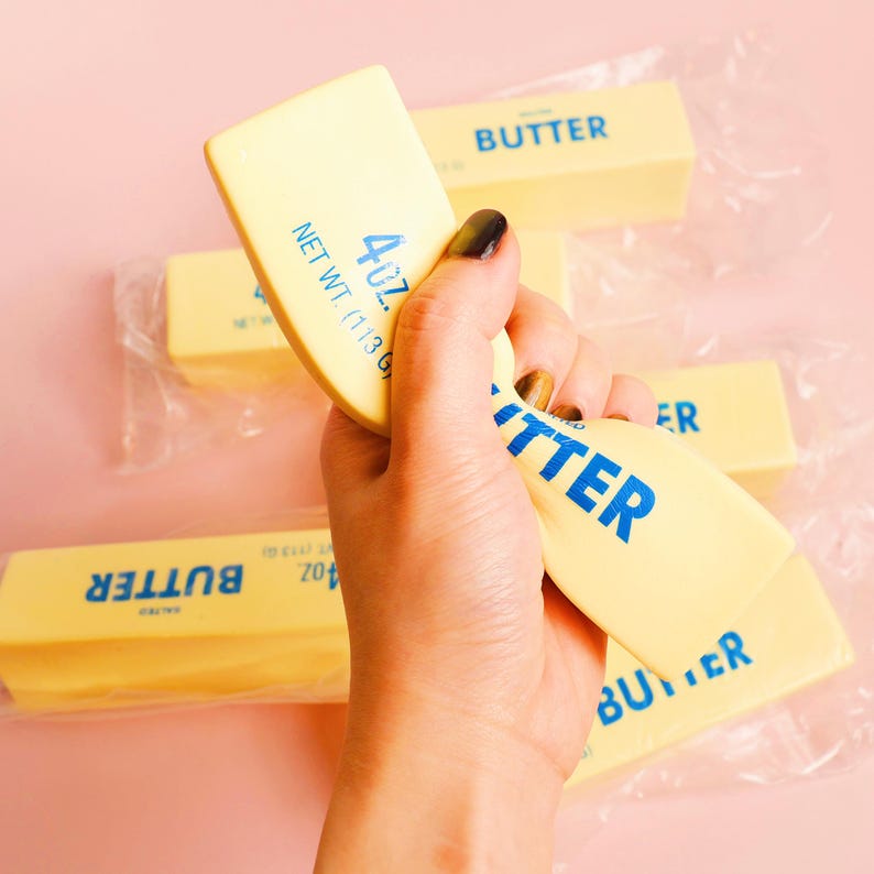 Butter Stick Squishy | Butter Bar Scented Squish Toy | Ultra Soft ...