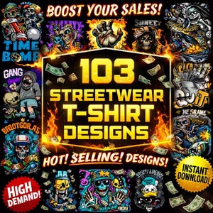 Urban T-shirtkonst PNG | 103 hiphop-t-shirtkonstdesigner för klädmärken