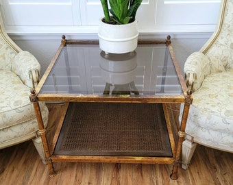 Cane Coffee Table Etsy