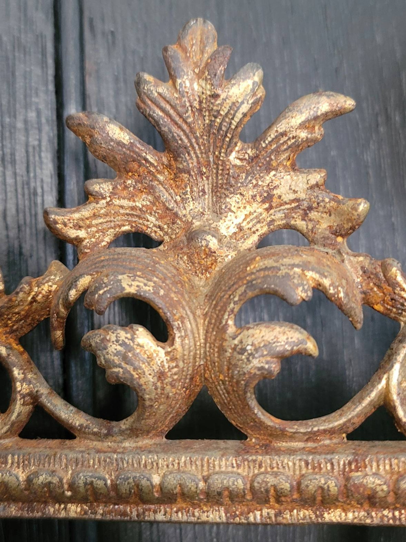 Pair of Gold Cast Metal Baroque Acanthus Leaf Picture Frames | Etsy