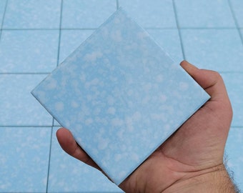 Lot Homart Plastic Wall Tile VTG Midcentury Teal Sea Foam Green  4" ~50 Avail! 