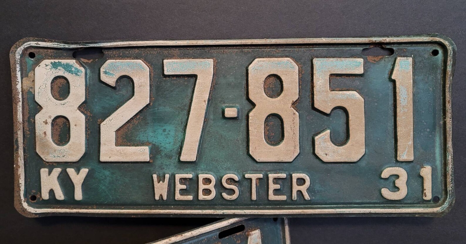 Pair of Matched 1931 Kentucky License Plates Antique 1931 | Etsy
