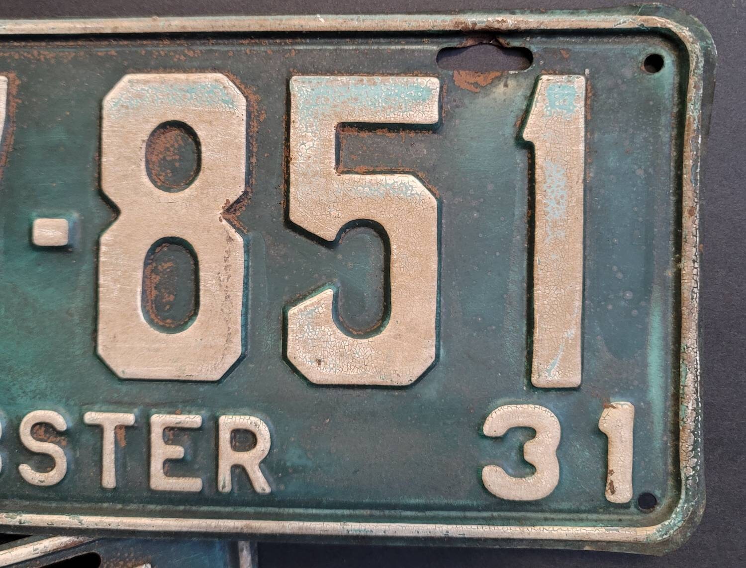 Pair of Matched 1931 Kentucky License Plates Antique 1931 Etsy