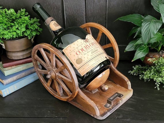 COURVOISIER NAPOLEON キャノン型ボトル Courvoisier Bottle With Wood Cannon Cradle | the Brandy of
