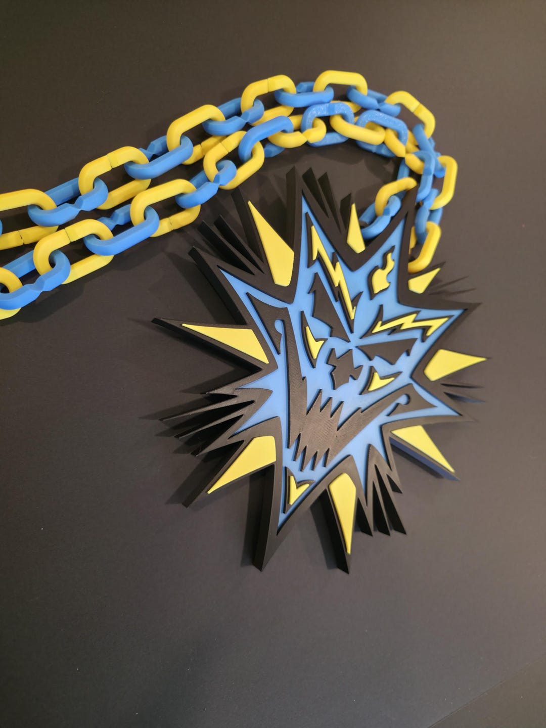 Bang Pow Boom BIG BALLAS Pendant and Chain - Etsy