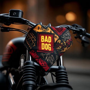 Patchwork Pattern Dog Bandana
