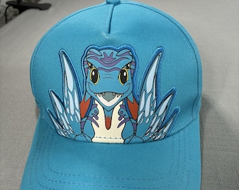 Disney Pandora Avatar Banshee Ikran Snapback Hat Blue Adjustable