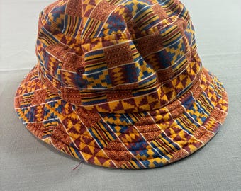Geometric Pattern Bucket Hat – Colorful Cotton Festival Hat | Streetwear Summer Cap