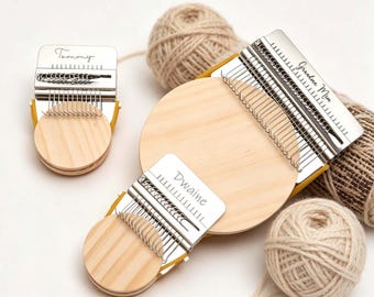 Personalized Weaving Tool, Small Loom, Patches For Clothes, Speedweve Type With Name, Knitted Darning Tool, Gifts For Mom