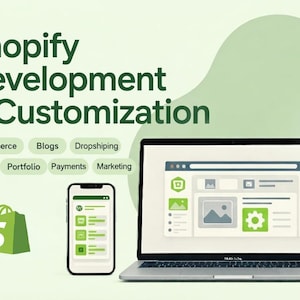 Anpassad Shopify-webbdesign | Professionell e-handelsbutiksuppsättning