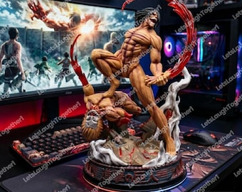 29 cm Eren Jaeger Titan Figur Attack on Titan Anime PVC Modell Statue