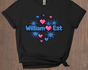 Camiseta de William Est de la serie BL tailandesa / GMMTV Fanday 29, camiseta inspirada en William Est de EE. UU., regalo y mercancía