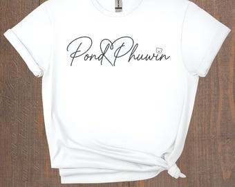 Camiseta Pond Phuwin de la serie BL tailandesa / GMMTV Fanday 29 USA Camiseta inspirada en PondPhuwin para fanáticos Regalo Merchandising