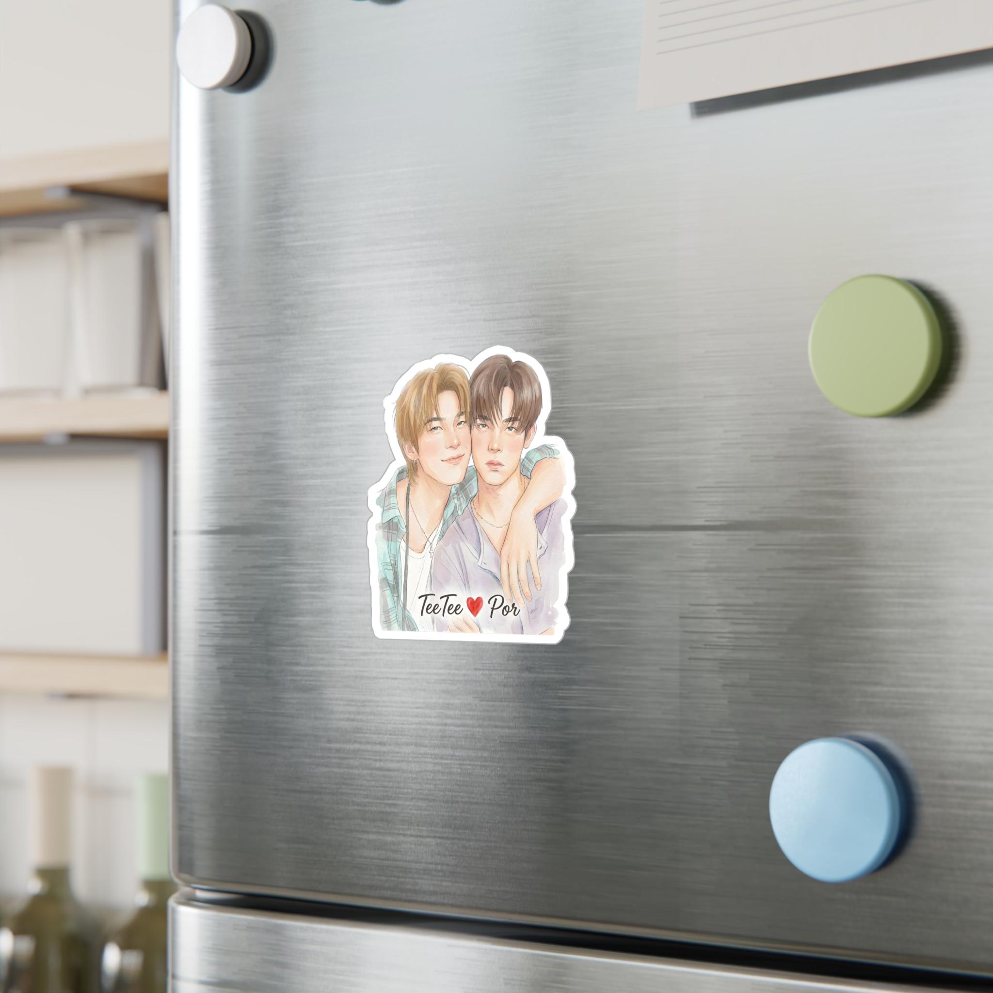 Teetee Por Sticker | Thai BL Series Duang With You Inspired Vinyl