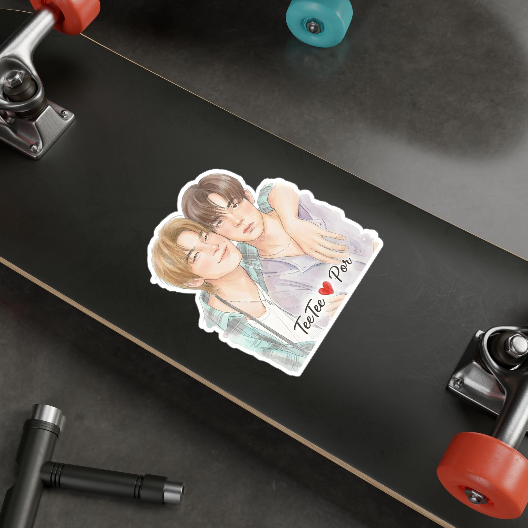 Teetee Por Sticker | Thai BL Series Duang With You Inspired Vinyl