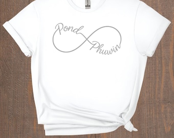 Camiseta Pond Phuwin de la serie BL tailandesa / GMMTV Fanday 29 USA Camiseta inspirada en PondPhuwin para fanáticos Regalo Merchandising