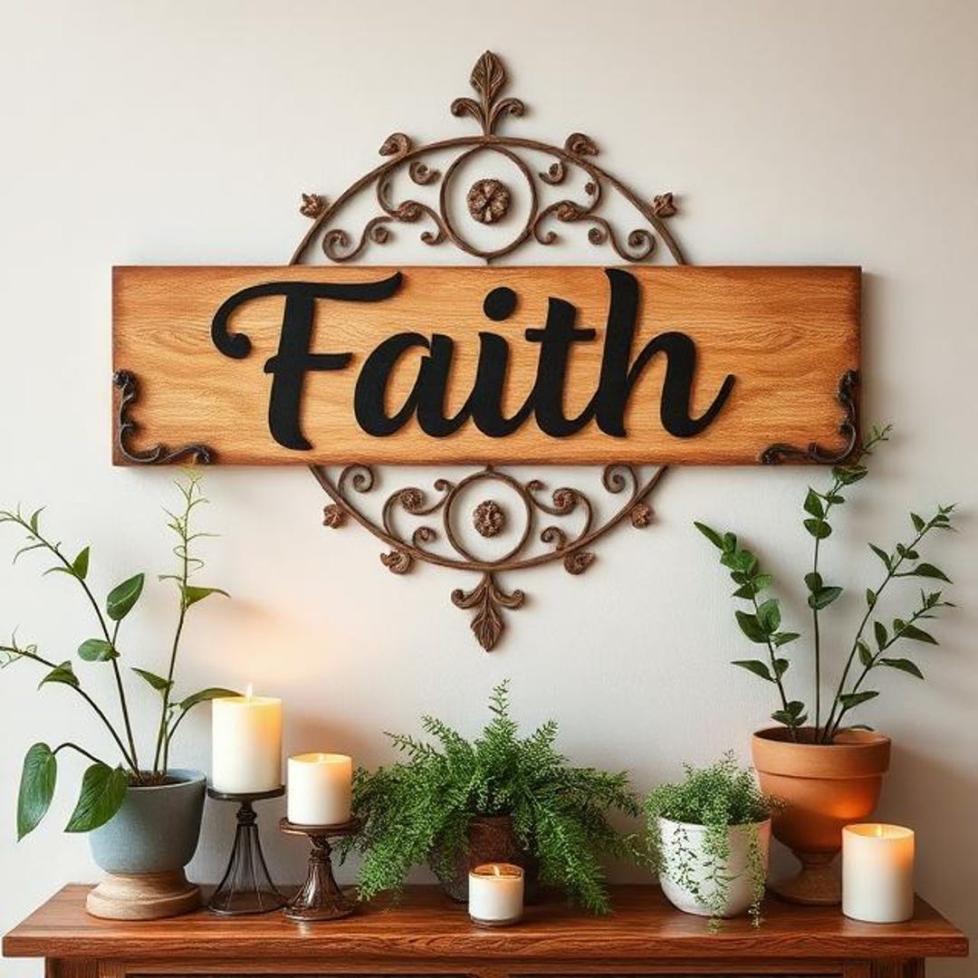 Faith Wall Art, Christian Home Decor, Scripture Print (digital Download ...
