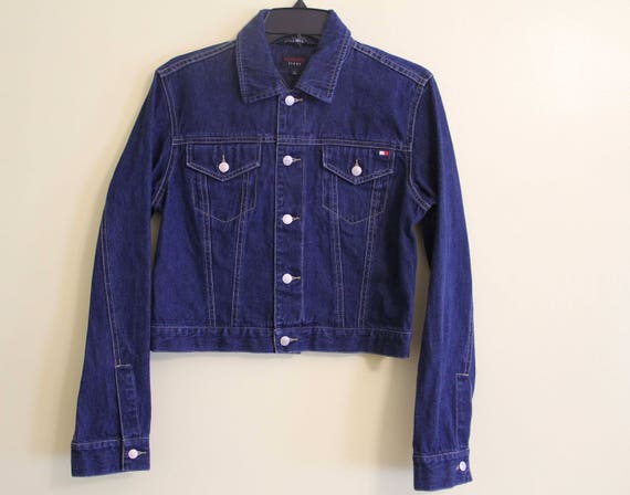 Tommy jeans denim jacket back clearance logo
