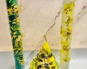 Rosemary Pyramid Candle Set