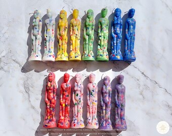 Aura Male & Female Figure Candle – Wholesale Body Candle, Sculptural Wax Candle, Bulk Candles, Decorative Candle, Handmade Candle