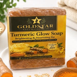 Fresh natural tumeric Glow Natural Bar Soap