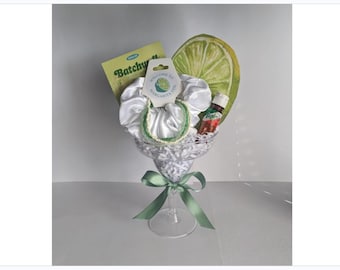 Margarita Bachelorette Party Favor Set – Scrunchie & Bracelets, Cocktail Mixer, Recovery Kit